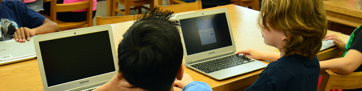 Scotland students using laptops