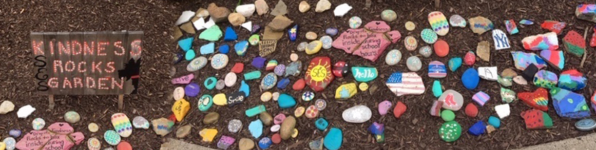 Kindness Rock Garden -Painted rocks
